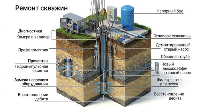 Ремонт скважин в Когалыме